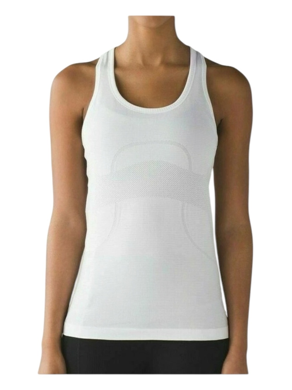 Lululemon Size 2 Swiftly Tech White Racerback Tank Top Shirt Run